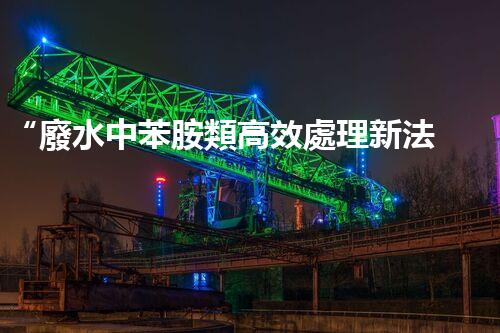 “廢水中苯胺類高效處理新法，環(huán)保先鋒引領綠色以后”